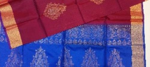 SOFT SILK SAREE WITH BLOUSE
